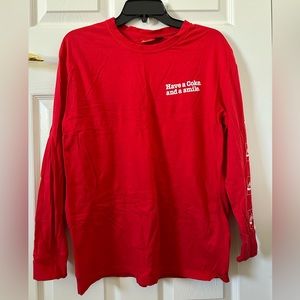 Coca Cola Long Sleeve Henley (M)